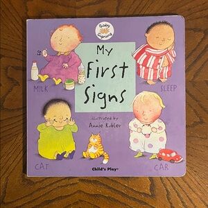 Sign Language kids book | Baby Signing, My First Signs | large board book
